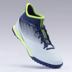 Kipsta Agility 500 Hard Pitch High-Top Soccer Shoes Kids' Footwear