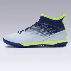 Kipsta Agility 500 Hard Pitch High-Top Soccer Shoes Kids' Footwear