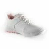Inesis Girls' Golf Grip Waterproof Shoes - White/Pink