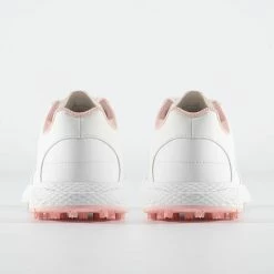 Inesis Girls' Golf Grip Waterproof Shoes - White/Pink