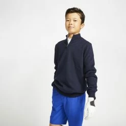 Inesis Windproof Golf Sweater Kids' Sweatshirts, Hoodies