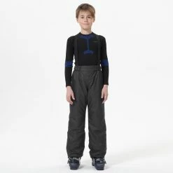 Wedze Bottoms KIDS' WARM AND WATERPROOF SKI TROUSERS 100