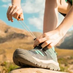 Quechua Footwear Crossrock, Low-Top Lace-Up Hiking Boots, Kids'