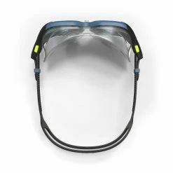 Nabaiji SWIMMING POOL MASK ACTIVE SIZE L MIRROR LENSES - BLUE / BLACK