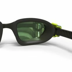 Nabaiji SPIRIT 500 Adult Swimming Goggles Mirrored Lenses - Black / White / Beige