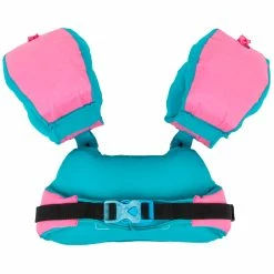 Nabaiji Kids' Swimming Adjustable Pool Armbands-waistband 15 To 30 Kg TISWIM “Tiger” Blue