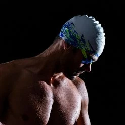 Nabaiji Silicone Swim Cap TERM BLACK Swimming