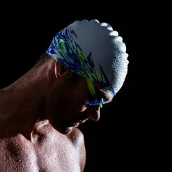 Nabaiji Silicone Swim Cap TERM BLACK Swimming