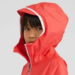 Tribord Tops Kid's Sailing Waterproof Jacket - Wet-weather Jacket SAILING 100 Mint White