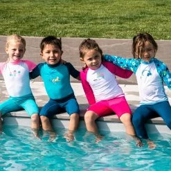 Nabaiji Long Sleeved UV Rash Guard T-Shirt Babies' Swimming