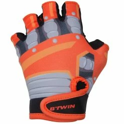 Accessories Btwin, Fingerless Bike Gloves, Kids'