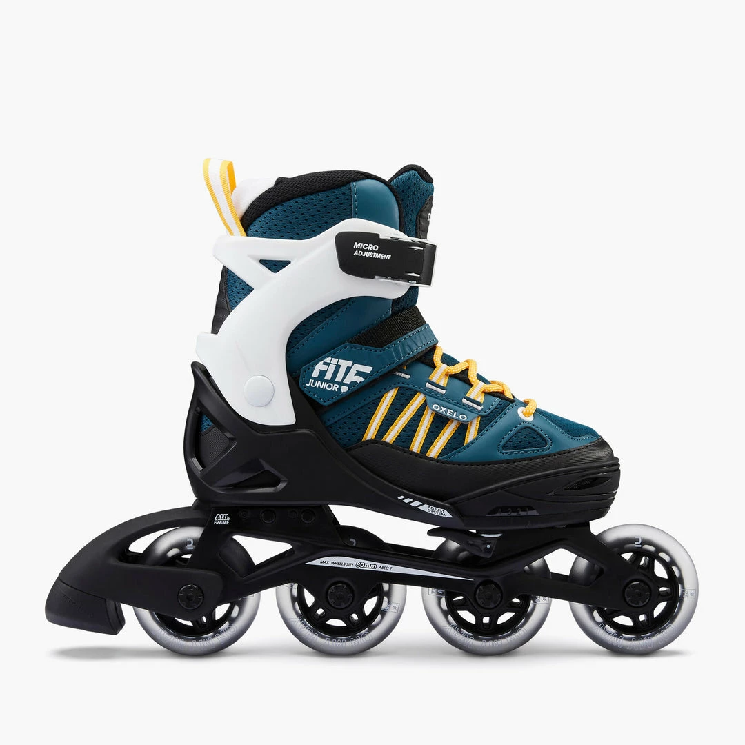 Best deal 🔥 Oxelo Skates Decathlon FIT5 Inline Adjustable Roller Skate Aluminium 76mm 80A Kids 🎉 9 Oxelo Skates Decathlon FIT5 Inline Adjustable Roller Skate Aluminium 76mm 80A Kids