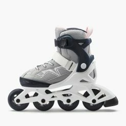Oxelo Decathlon FIT3 Inline Adjustable Roller Skate 70mm 80A Kids