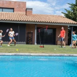 Perfly Portable Badminton Set With Net 2 Rackets And 2 Shuttlecocks 118