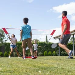Perfly Portable Badminton Set With Net 2 Rackets And 2 Shuttlecocks 118