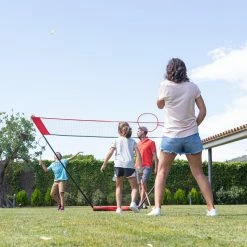 Perfly Portable Badminton Set With Net 2 Rackets And 2 Shuttlecocks 118