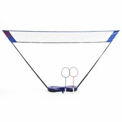 Perfly Portable Badminton Set With Net 2 Rackets And 2 Shuttlecocks 118