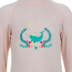 Nabaiji Deals Baby Long Sleeve UV-protection T-shirt - Pink