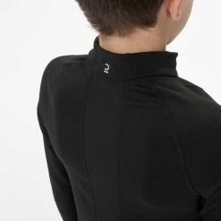 Wedze Base Layers Ski 500, Thermal Underwear Base Layer Top, Boys'