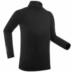 Wedze Base Layers Ski 500, Thermal Underwear Base Layer Top, Boys'