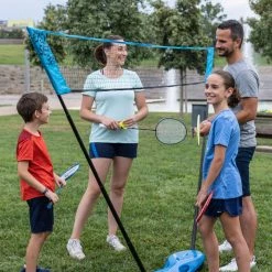 Perfly Portable Badminton Set With Net 2 Rackets And 2 Shuttlecocks 118