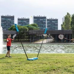 Perfly Portable Badminton Set With Net 2 Rackets And 2 Shuttlecocks 118