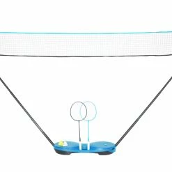 Perfly Portable Badminton Set With Net 2 Rackets And 2 Shuttlecocks 118