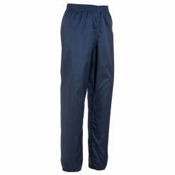 Quechua Bottoms MH100, Waterproof Hiking Overpants, Kids’