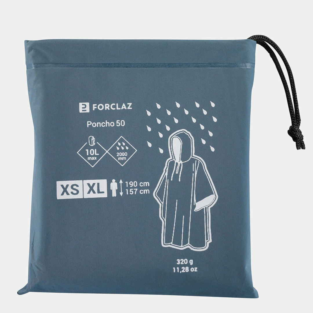 Discount ๐ฏ Forclaz Arpenaz, 10 L Hiking Rain Poncho โค๏ธ 3 Forclaz Arpenaz, 10 L Hiking Rain Poncho