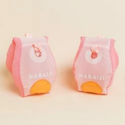 Nabaiji Kids' Swimming Adjustable Pool Armbands-waistband 15 To 30 Kg TISWIM “Tiger” Blue