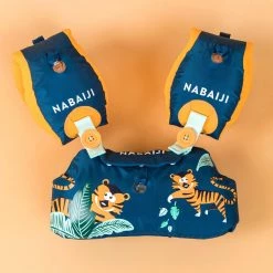 Nabaiji Tiswim, Adjustable Life Jacket With Arm Floaties, Kids'