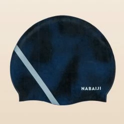 Nabaiji Silicone Swim Cap TERM BLACK Swimming