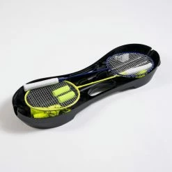 Perfly Portable Badminton Set With Net 2 Rackets And 2 Shuttlecocks 118