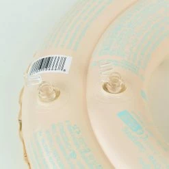 Nabaiji Swimming Kids' Inflatable Swim Ring 3-6 Years 51 Cm Beige SAVANNAH Print