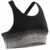 Fitness Domyos S580, Breathable Seamless Gym Sports Bra, Girls'