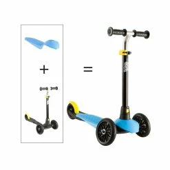 Decathlon Oxelo B1 100 Adjustable Scooter 3 Wheel Frame Only Kids 2'6 To 3'9 Skates