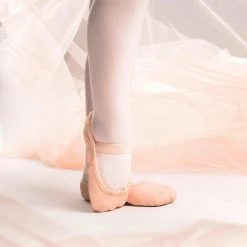 Starever Domyos Leather Full Sole Demi-Pointe Shoes Fitness