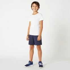 Domyos 100, Basic Gym T-Shirt, Kids'