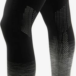 Leggings, Tights Domyos S580, Seamless Breathable Gym Leggings, Girls'