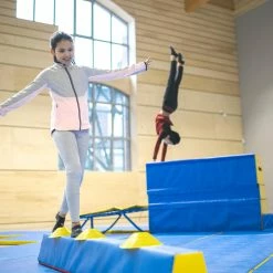 Domyos S500, Warm Breathable Synthetic Gym Tracksuit, Girls'