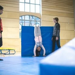 Domyos S500, Warm Breathable Synthetic Gym Tracksuit, Girls'