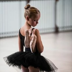 Starever Fitness Girls' Mixed Media Ballet Leotard - Blue