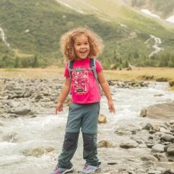 Quechua Crossrock, Mid Waterproof Lace-Up Hiking Shoes, Kids' Footwear