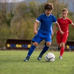 Best Pirce โ๏ธ Kipsta ๐ Shirts Kids' Soccer Short-Sleeved ๐ Shirt F500 ๐ 22 Kipsta Shirts Kids' Soccer Short-Sleeved Shirt F500