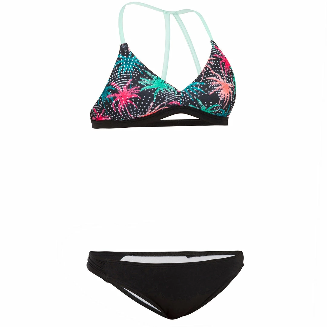 Olaian Deals Girl's Surf Swimsuit Panty Malou 500