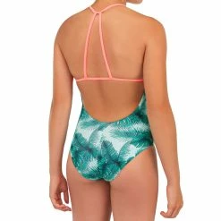 Olaian Deals Girls' Surf Swimsuit