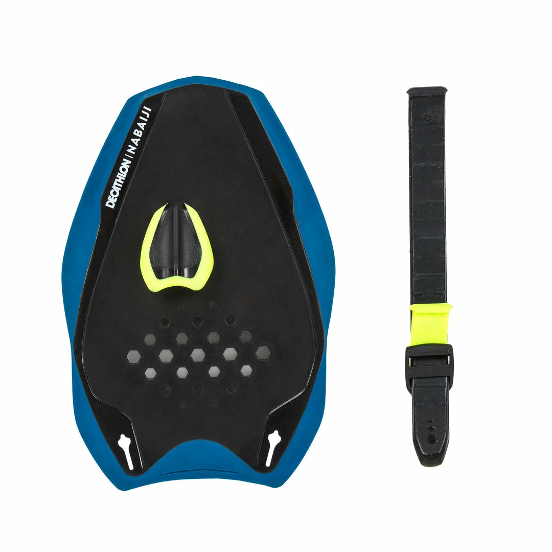 Nabaiji Swimming Paddles Quick-In 500 Size S - Blue Yellow