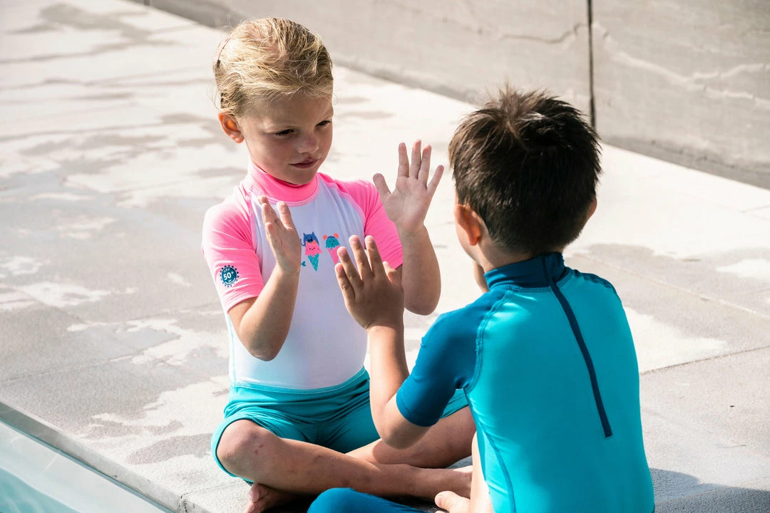 Discount 🌟 Nabaiji UV Rash Guard Short Sleeved Shorty 🩱 Swimsuit Babies' 👏 23 Nabaiji UV Rash Guard Short Sleeved Shorty Swimsuit Babies'