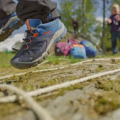 Quechua Crossrock, Low-Top Lace-Up Hiking Shoes, Boys' Footwear