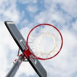 Tarmak Team Basketball Hoop With Adjustable And Foldable Stand (from 2.20 To 3.05m) B100 Easy - Black